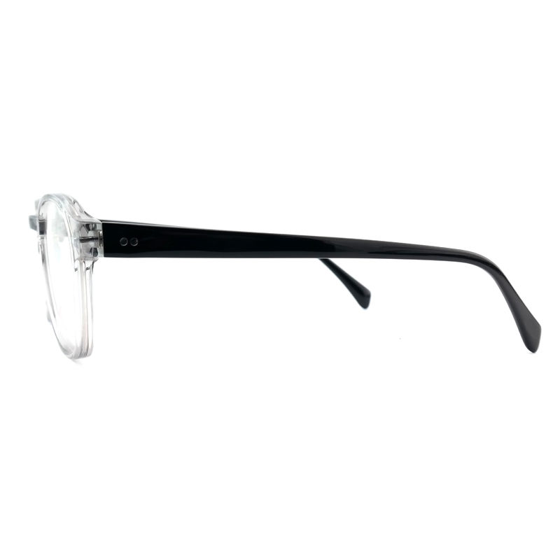 FP2616 Τρέντυ οπτικό πλαίσιο οξυγόνου Unisex Full Rim Round Προσαρμοσμένο χρώμα