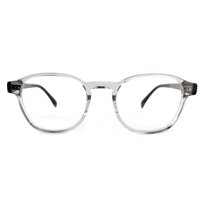 FP2616 Τρέντυ οπτικό πλαίσιο οξυγόνου Unisex Full Rim Round Προσαρμοσμένο χρώμα