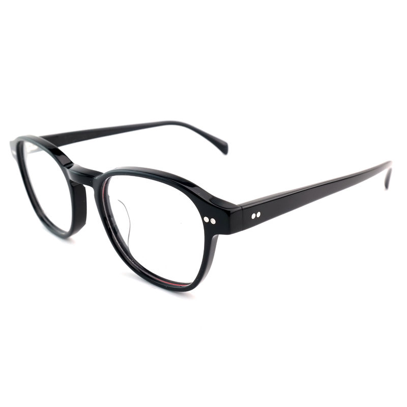 FP2616 Τρέντυ οπτικό πλαίσιο οξυγόνου Unisex Full Rim Round Προσαρμοσμένο χρώμα