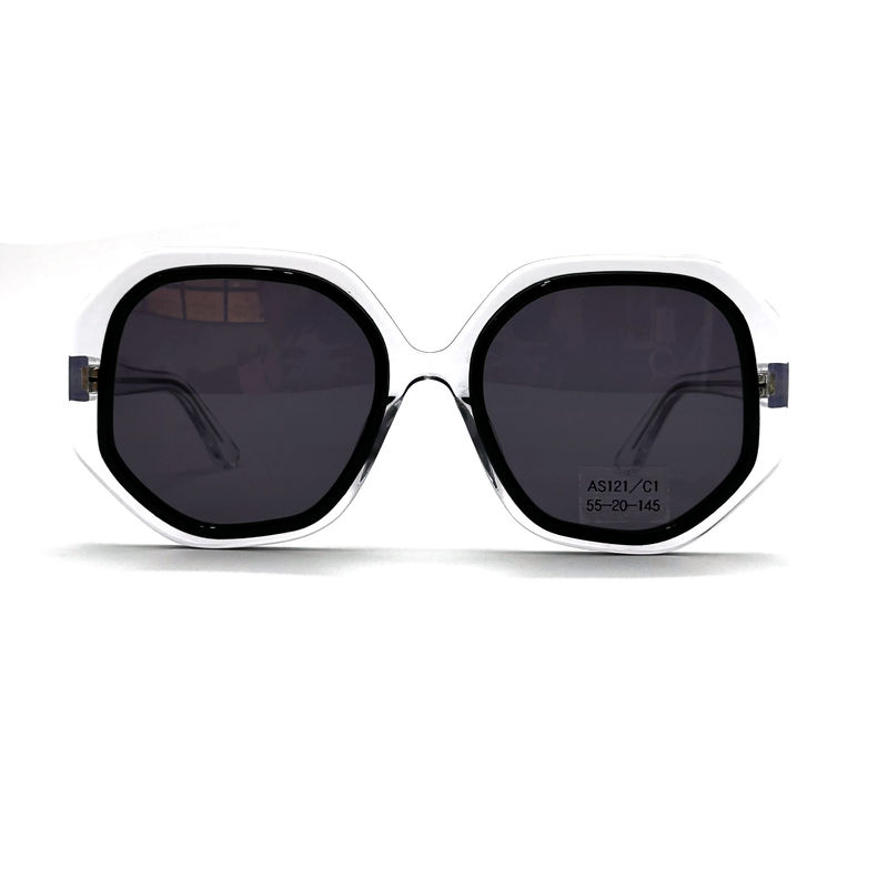CR39 Γυαλιά ηλίου Unisex Acetate Frame με 100% προστασία UV-μοντέλο AS121, OEM / Customized Factory